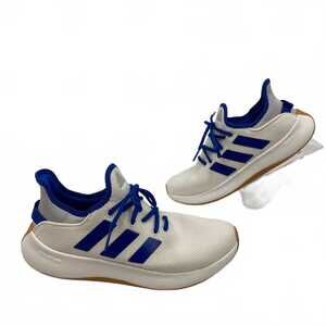 Adidas White/Blue Sneakers Cloudfoam Women’s 8.5 | Indonesian Made